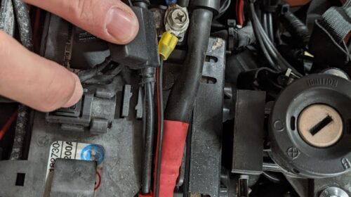 Double checking battery connections