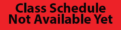 Class Schedule Not Available Yet